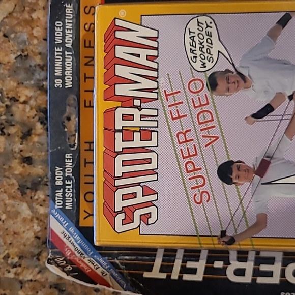 Spiderman super-fit youth fitness video. 1986. Rare. - Picture 2 of 6
